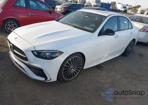 2022 Mercedes-Benz C 300 Sedan из США, поврежденный, VIN W1KAF4GB1NR039111